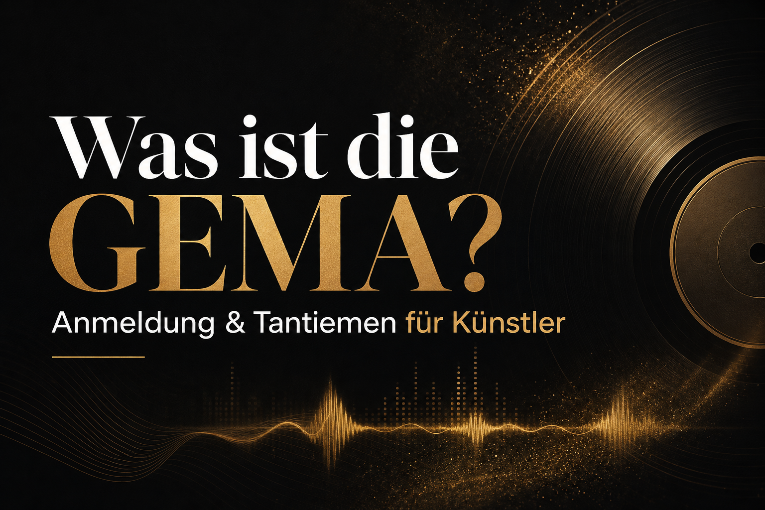 Was ist die GEMA? Anmeldung, Tantiemen & exklusive Beats