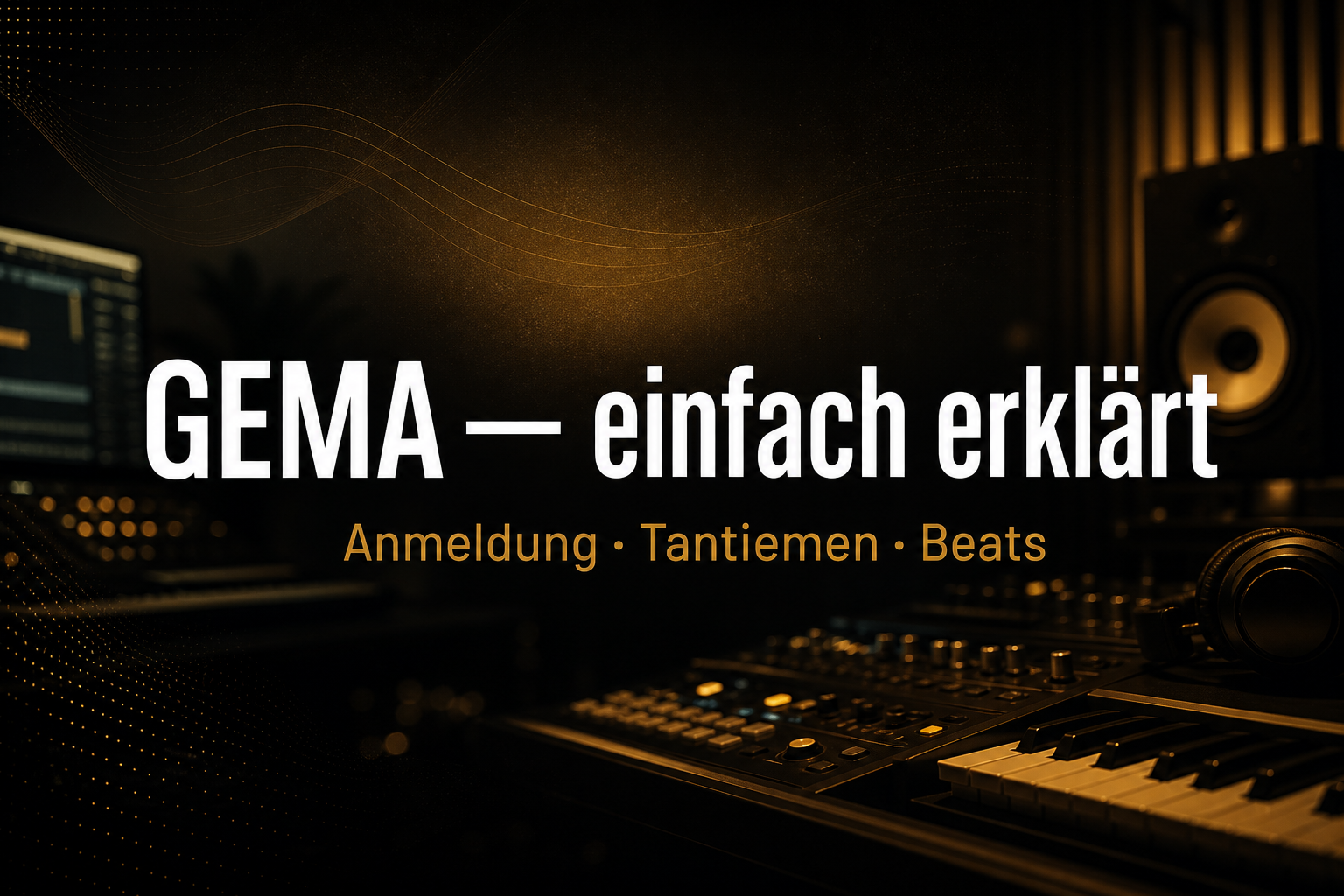 Was ist die GEMA? Anmeldung, Tantiemen & exklusive Beats